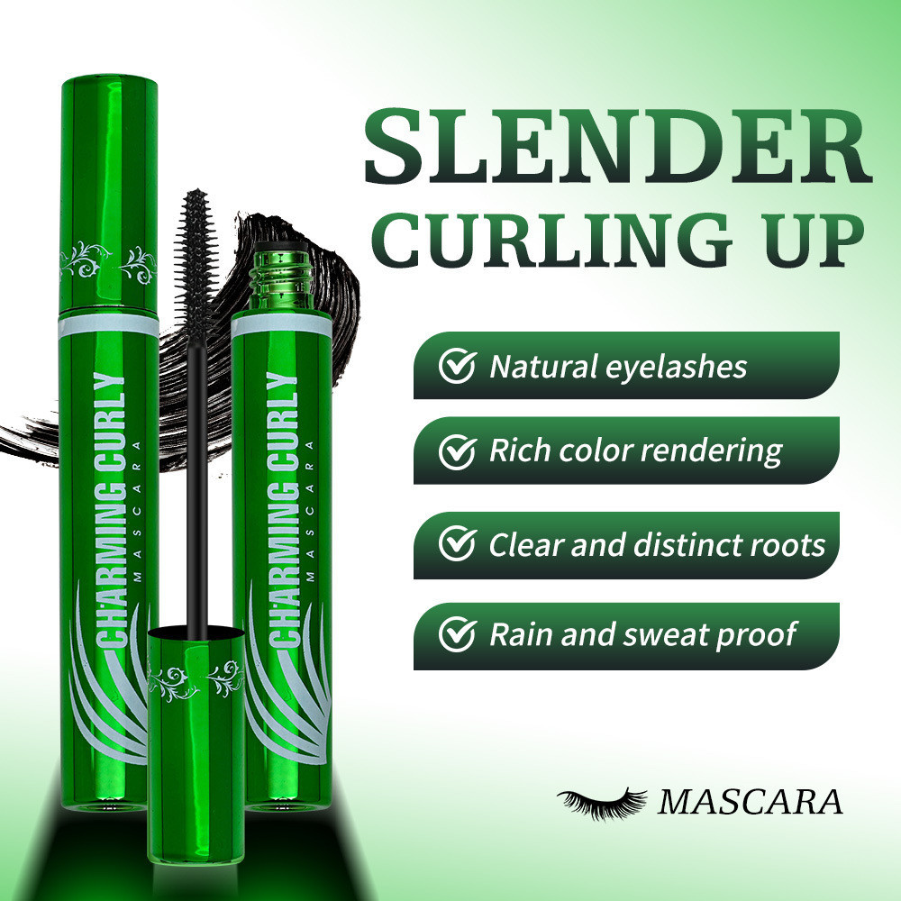 YTL Shedoes มาสคาร่ากันน้ํา Curling ยาว Smudge Proof Volumizing สําหรับผู้เริ่มต้น Big Eye Effect - 1