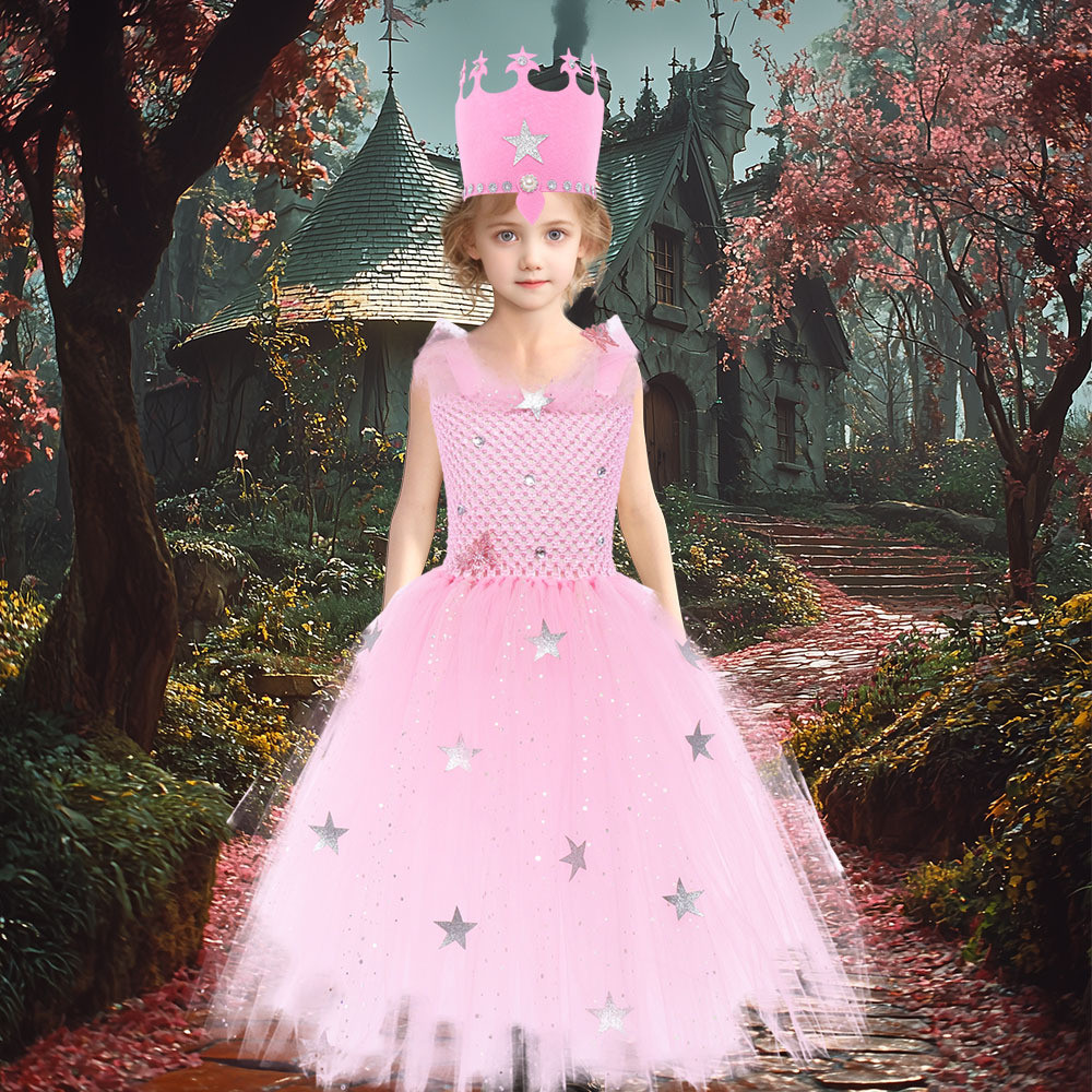 ชุดแม่มดฮาโลวีน Clinda สำหรับเด็ก พร้อมของใช้อาจารย์ปีศาจ