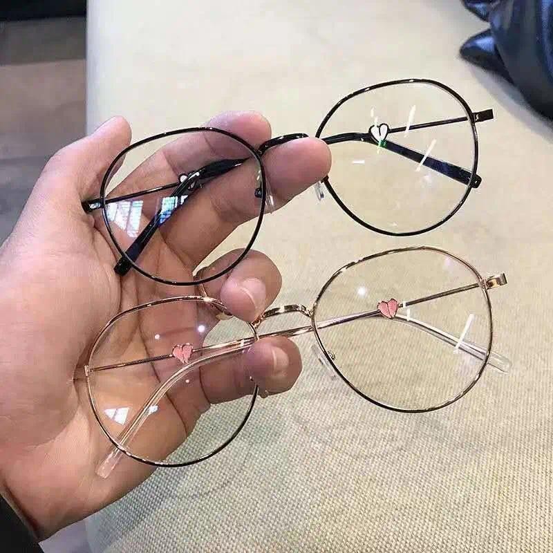 *Future Star* แว่นตาแฟชั่น -100~600° แว่นสายตาสั้น ป้องกันแสงสีฟ้า กรอบกลม สไตล์เกาหลี ผู้หญิง