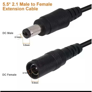 ส่งไว ประกัน1ปีเต็ม! DC 1M 3M 5M 10M 2.1มม.X 5.5มม.ปลั๊ก12V สายไฟบ้านกล้องวงจรปิด LED Strip