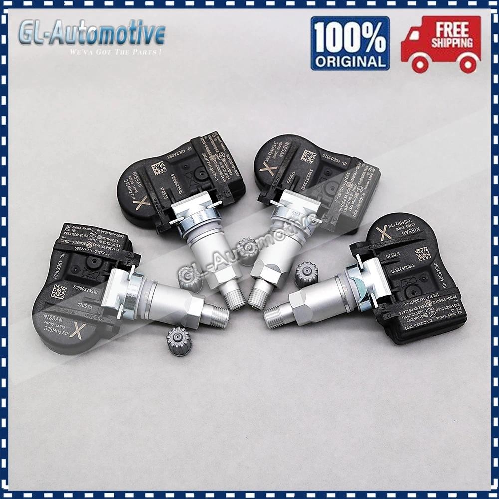 ชุด (4) TPMS 40700-3AN1B เซ็นเซอร์ความดันยางสําหรับ NISSAN CUBE JUKE LEAF SENTRA VERSA 40700-3AN1Aau