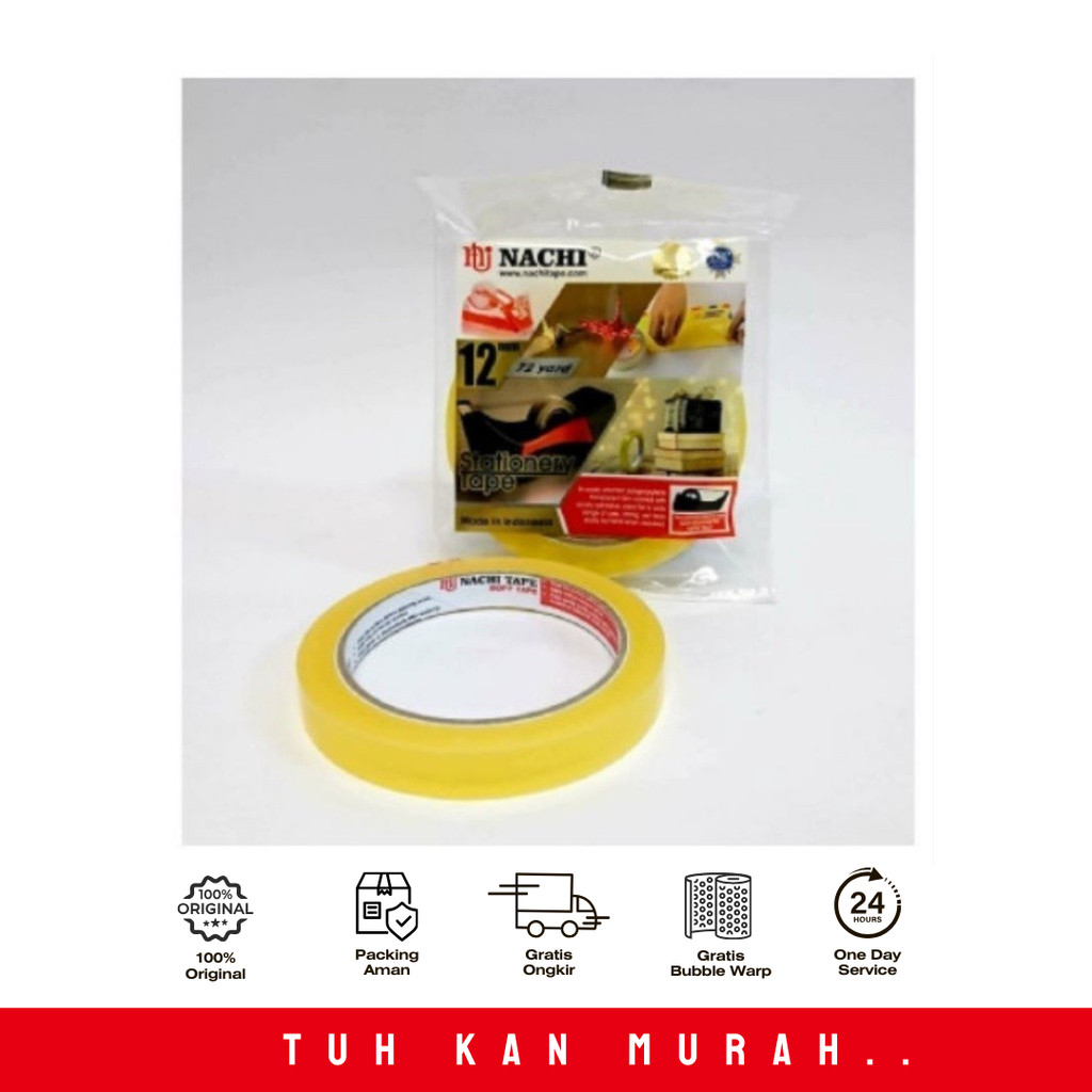 NACHI ISOLAS 1/2"x72Y/ชิ้น ขนาด 12MM X 72Y