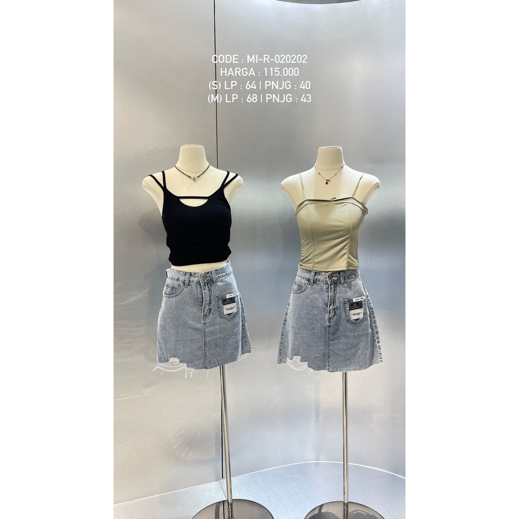 MI-R- JEANS MINI SKIRT020202