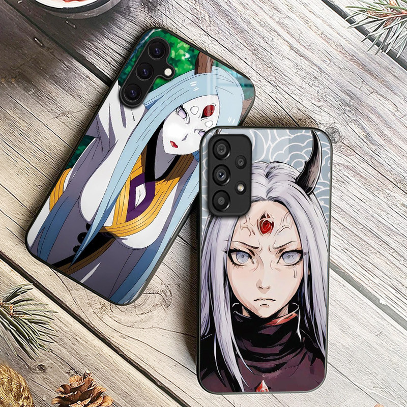 Naruto Kaguya Otsutsuki แก้วเคสโทรศัพท์สําหรับ Samsung Galaxy A14 A16 A30 A22 A32 A33 A34 A40 A42 A5