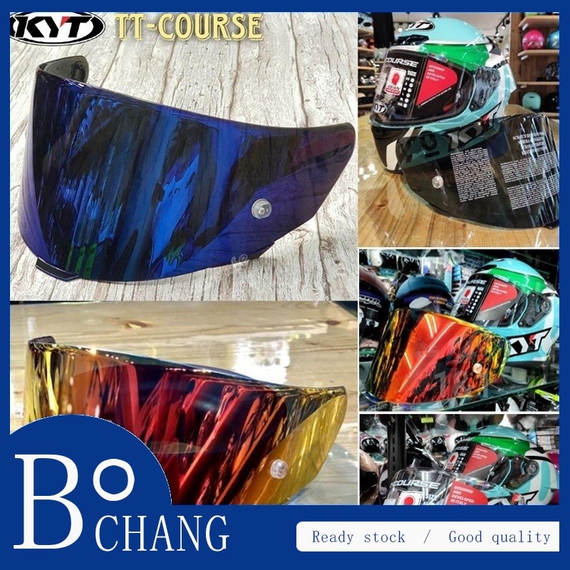 KYT TT Course Visor เลนส์ KYT Visor เลนส์ Revo FIt สําหรับ KYT TT หลักสูตร KYT หมวกกันน็อค