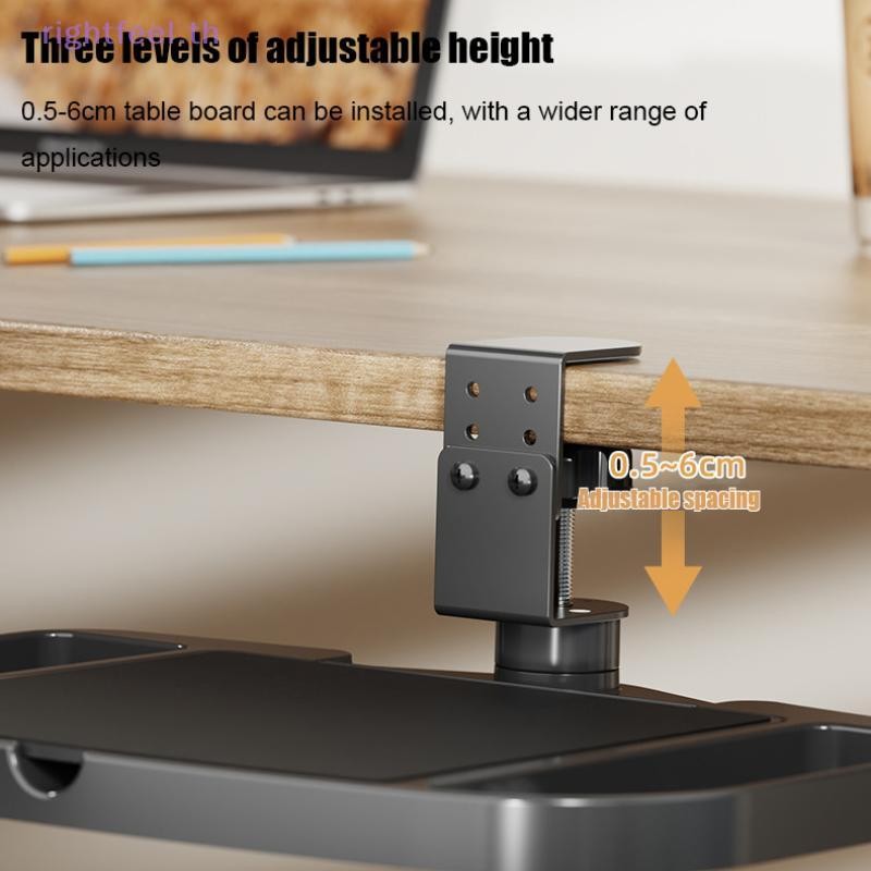 Rightfeel.th Multi-Function หมุน Desktop Organizer ปรับความสูงชั้นเก็บสําหรับเมาส์ Pad อุปกรณ์สํานักงานหน้าแรกโต๊ะอุปกรณ์เสริมใหม่