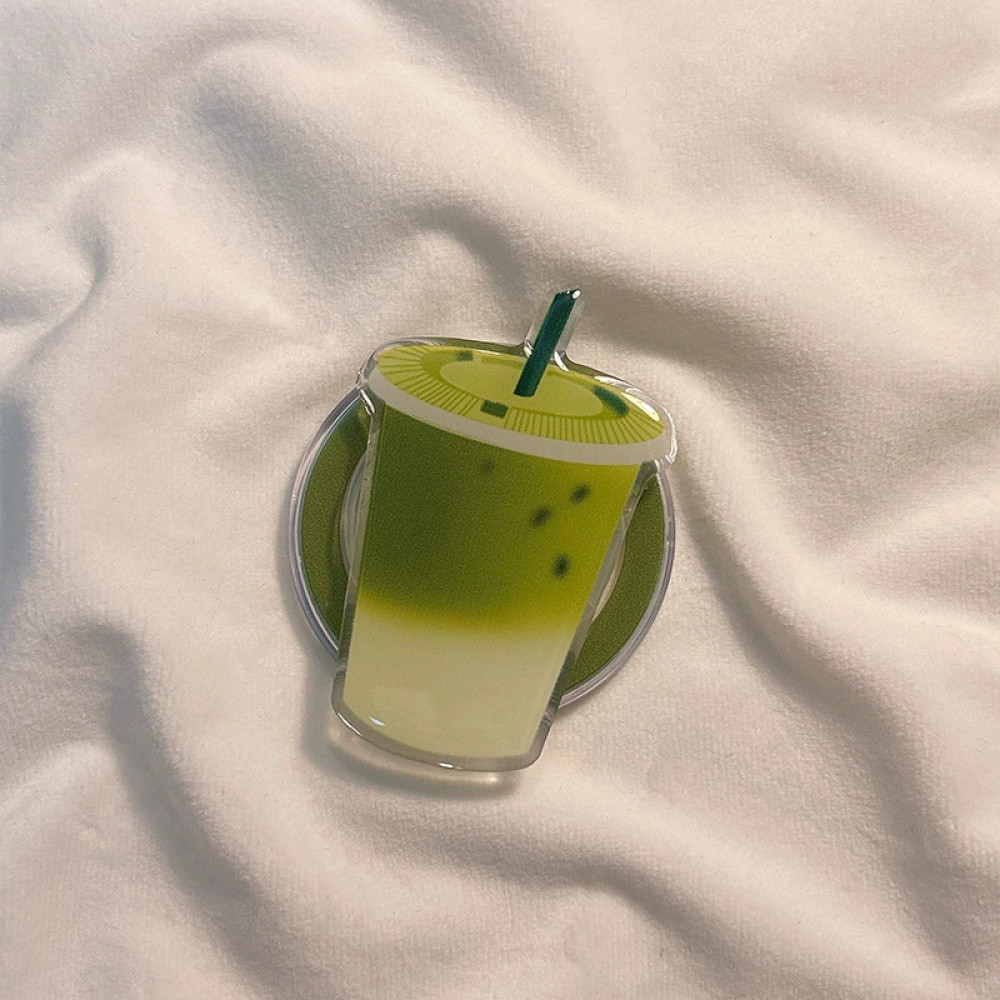 Ins Gradient สีเขียว Matcha Latte พับแม่เหล็กสําหรับ IPhone 16 Pro Max 16 16 Pro 15 Pro Max 14 Pro Max 13 กันกระแทก IMD หนาปกหลัง ราคา ถูกที่สุด ดีลบีเคเค แกลเลอรีภาพที่ 4