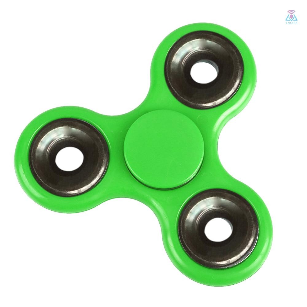 Tri Triangle Fidget Hand Finger Spin Spinner Widget Focus EDC Pocket Desktoy ของขวัญพลาสติกสําหรับ A