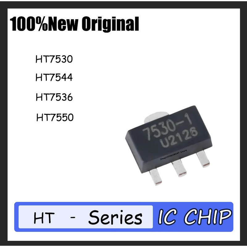 1-5PCS HT7530 HT7544 HT7553 HT7536 HT7550 SOT-89 ชิป ic