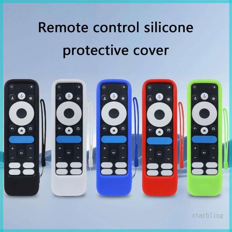 เคสซิลิโคนรูปดาวสําหรับ ONN TV 4K UHD Stick Remote AntiSlip Design หลายสี