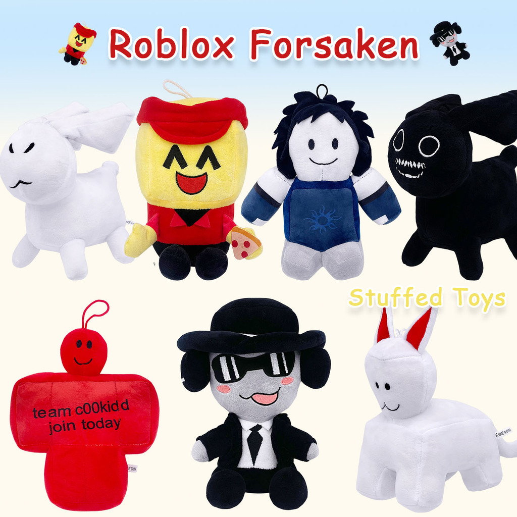 ตุ๊กตาของเล่น Roblox Forsaken Chance ตุ๊กตาตุ๊กตา 18 ซม. Elliot ตุ๊กตาน่ารักคอลเลกชัน