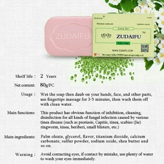 YTL ซูไดฟู ZUDAIFU ซัลเฟอร์ โซป SULFUR SOAP สบู่สมุนไพรธรรมชาติ 80 กรัม สบู่สมุนไพรบำรุงผิวหนัง สบู่อิงอร สบู่สมุนไพร
