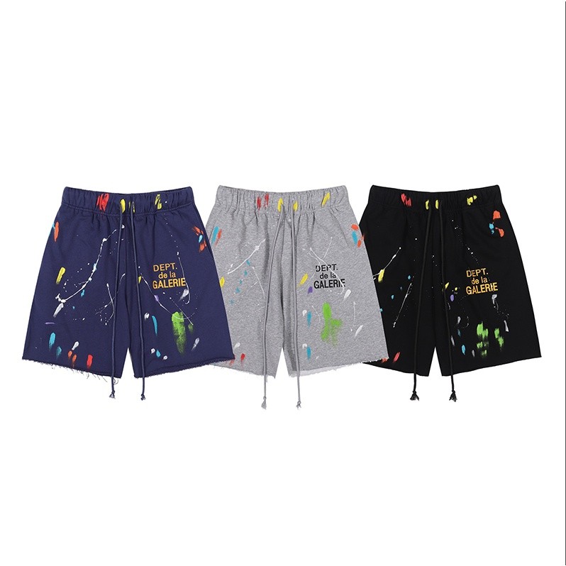 GALLERY DEPT กางเกงขาสั้นผ้าฝ้าย สำหรับใส่ลำลอง