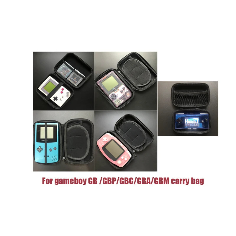 EVA Hard Case กระเป๋าป้องกันพกพาฝาครอบเกมคอนโซลกระเป๋าป้องกันสําหรับ gameboy GB /GBP/GBC/GBA/GBM กระเป๋าพกพา