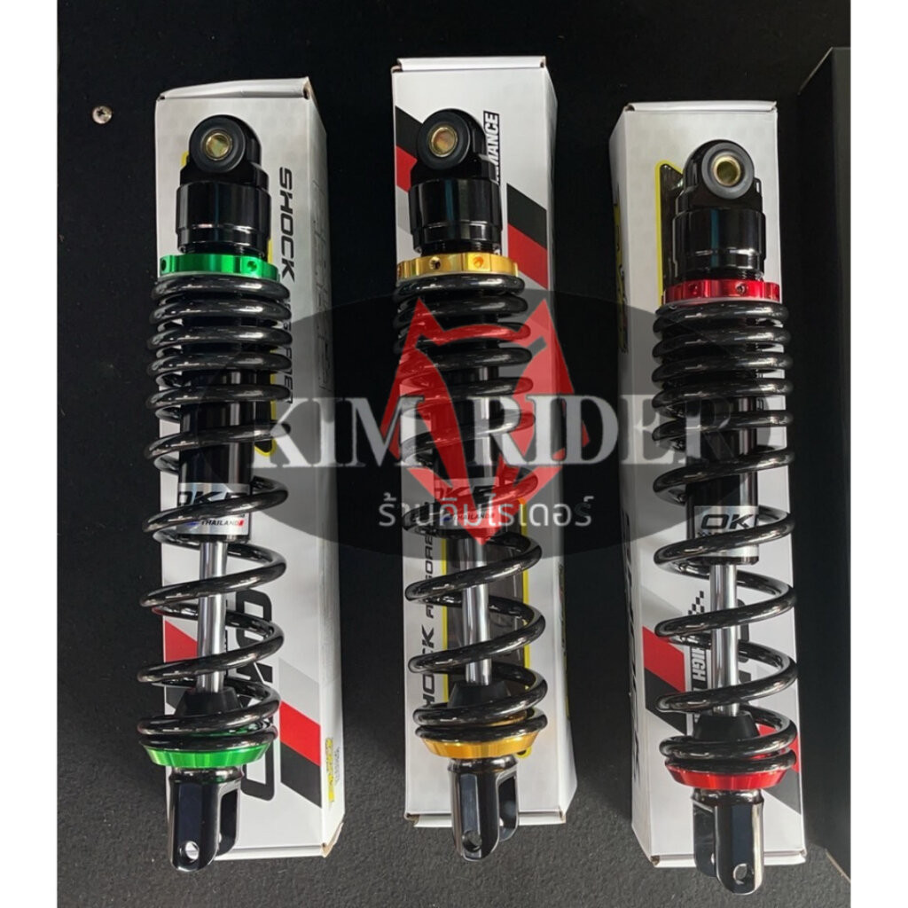 โช๊คหลัง โช๊คเดี่ยว OKD ยาว 320 มิล โช๊คหลัง fino / mio / scoopy / lead โช้ค ฟีโน่ มีโอ สกู้ปปี้ ทุก