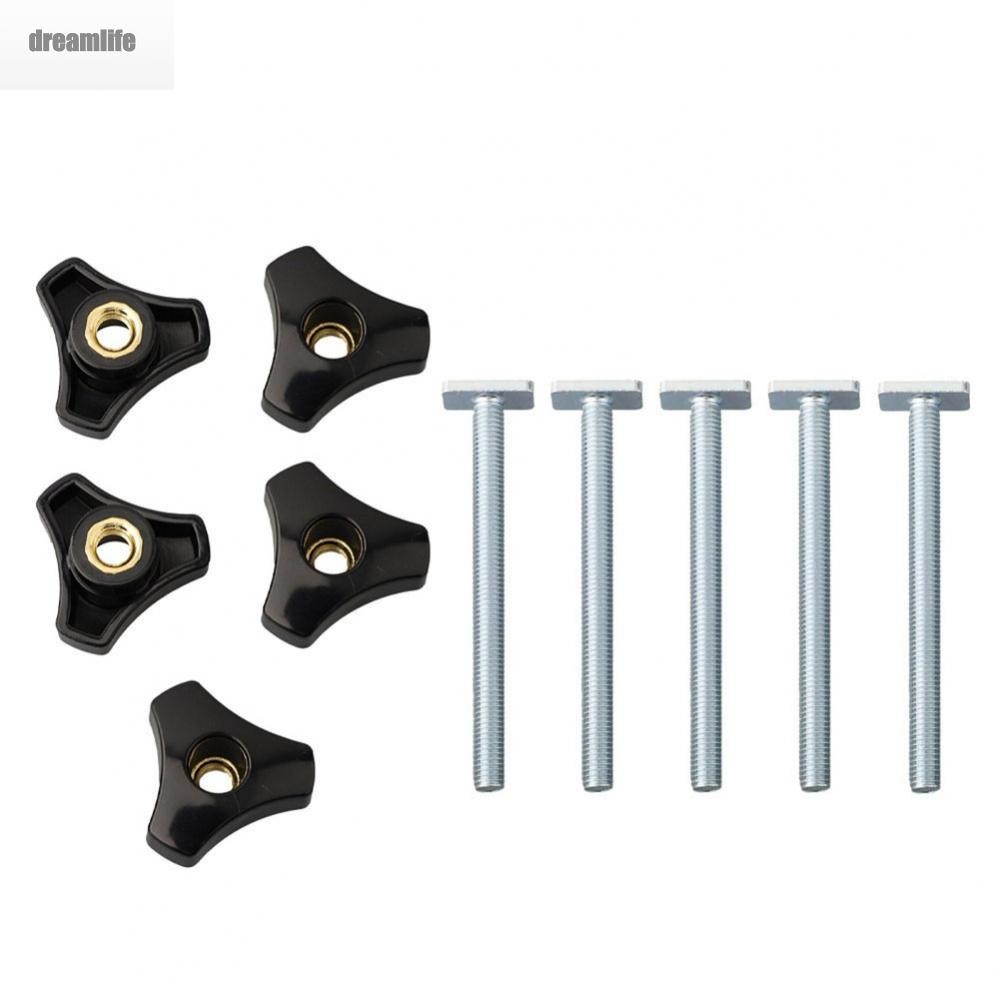 T Slot Nuts พลาสติกทองเหลืองใส่สําหรับ Chop Saw Fence M8 สลักเกลียวเกลียว