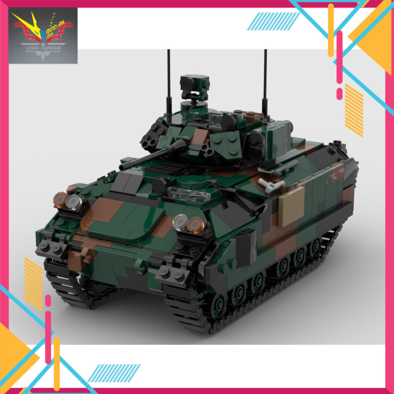 Army Moc Military M2A3 Bradley Camo