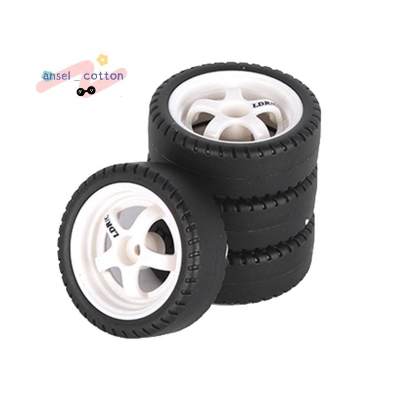 4 ชิ้น 33 มิลลิเมตร RC Drift ล้อยาง Hard Tyre สําหรับ LDRC AE86 A86 A86P LD1801 1/18 RC รถอะไหล่อัพเ