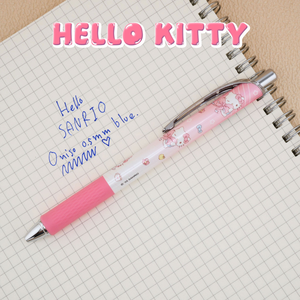 Oniso ปากกาเจล ลายSanrio ยางรองจับนุ่ม หมึกน้ำเงิน ขนาด0.5mm เปลียนไส้ได้ - สินค้าลิขสิทธิ์แท้ - รูปที่ 6