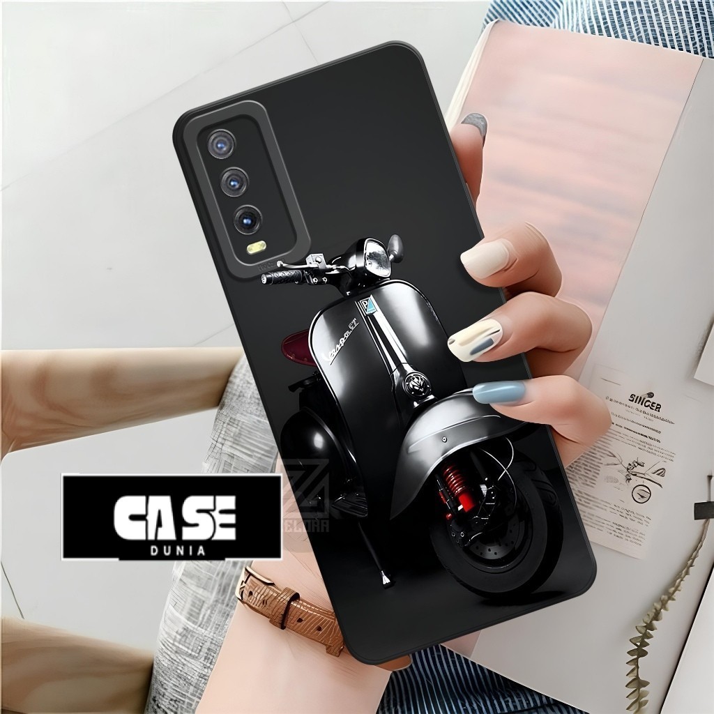 เคส VIVO Y20 / Y12S / Y20S Softcase - เคส Vespa Motif - เคส VIVO Y20 / Y12S / Y20S - เคส Pro Camera 