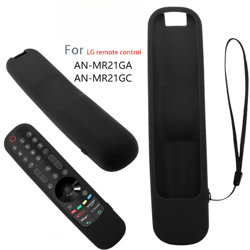 เคสซิลิโคนสําหรับ LG AN-MR21GA / AN-MR21GC 2021 รีโมทคอนโทรล [กันกระแทก] ฝาครอบป้องกันกันลื่นสําหรับ