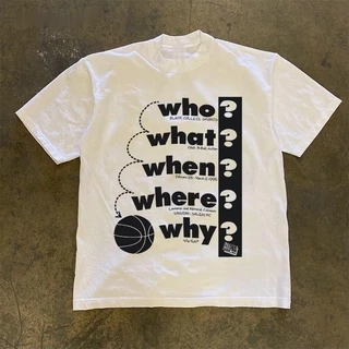 (COD+จัดส่ง 12 ชั่วโมง)BOOM เสื้อยืด Unisex, แมวเก้าที่เรียบง่ายน่ารักพิมพ์เสื้อยืดแขนสั้นหลวม