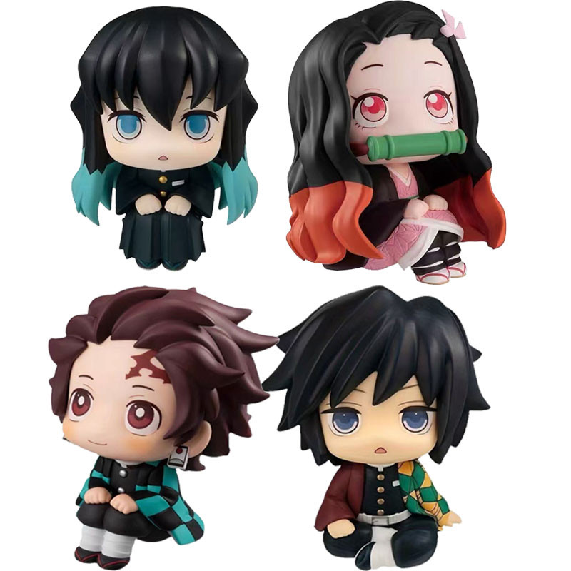 Action Figure Demon Slayer Kamado Tanjirou Nezuko Giyuu Muichirou อะนิเมะชุดสําหรับนักสะสม