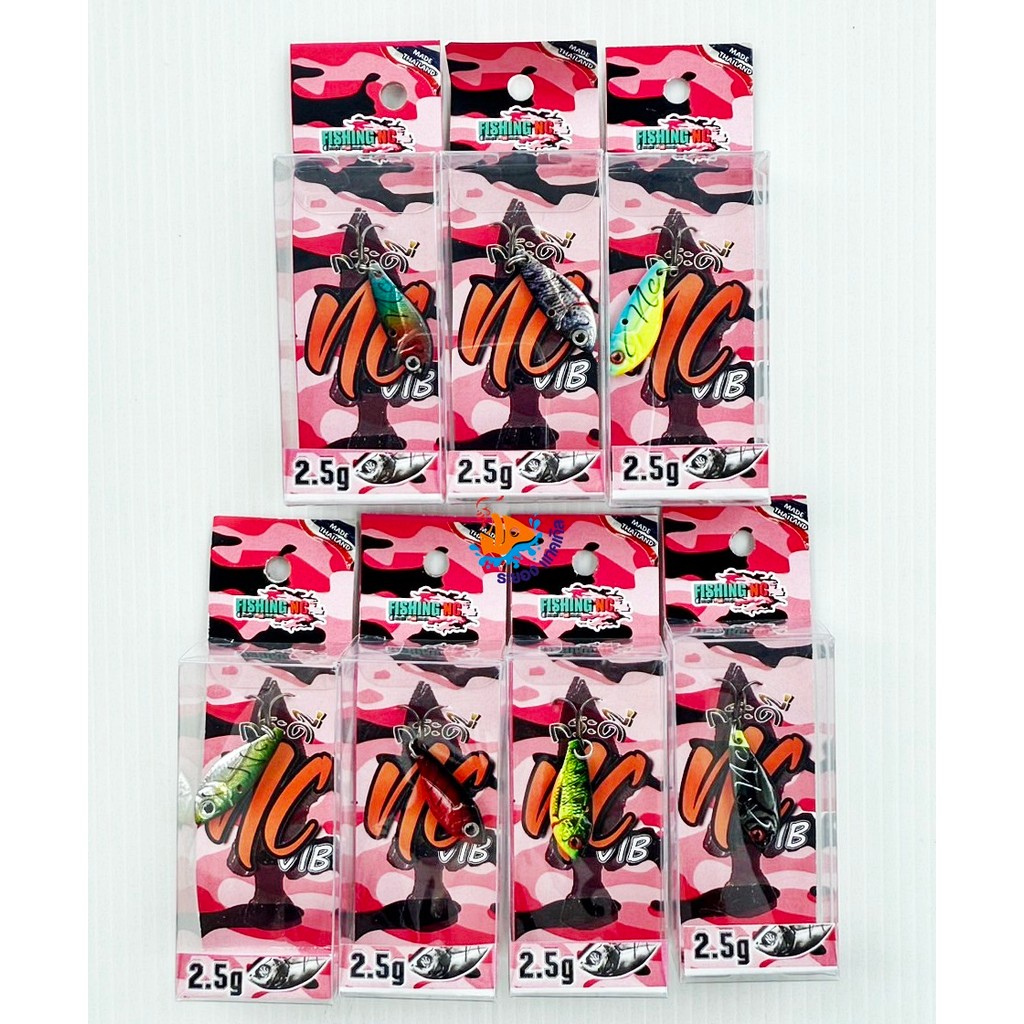 กระดี่ Fishing NC wt. 2.5 กรัม ขนาด 2.7ซม.พร้อมเบ็ด 3 ทาง