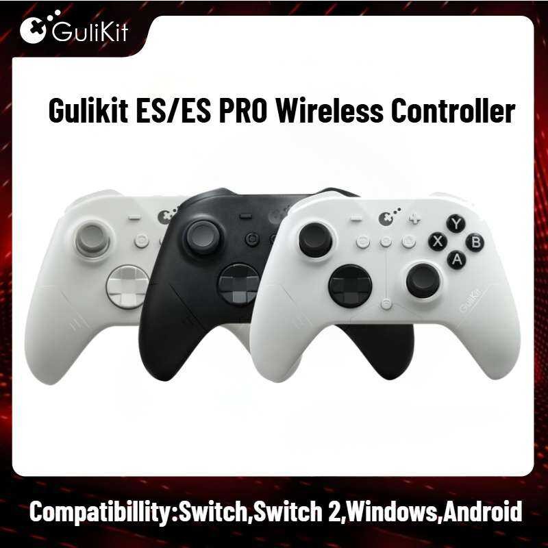 Gulikit ES/ES PRO คอนโทรลเลอร์ไร้สายพร้อมจอยสติ๊ก TMR สําหรับ Nintendo switch 2 ,บลูทูธ,สําหรับ Wind