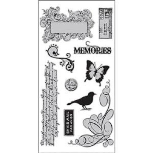 Hampton Art 7gypsies Cling Stamps 4X9 แผ่น - Par Avion