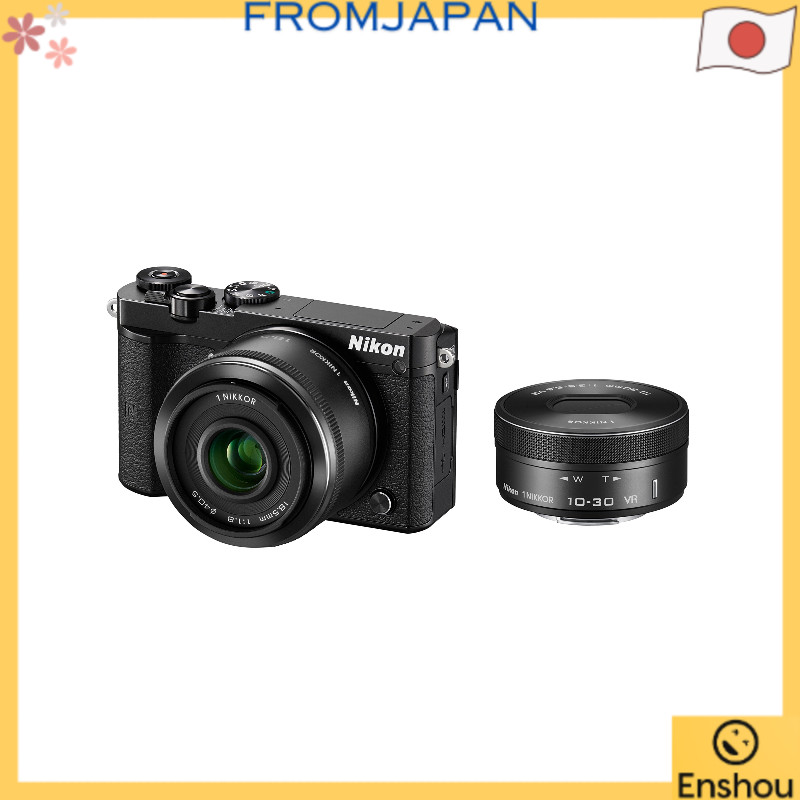 FromJapan[USED]Nikon Mirrorless Camera Nikon1 J5 Double Lens Kit Black J5WLKBK