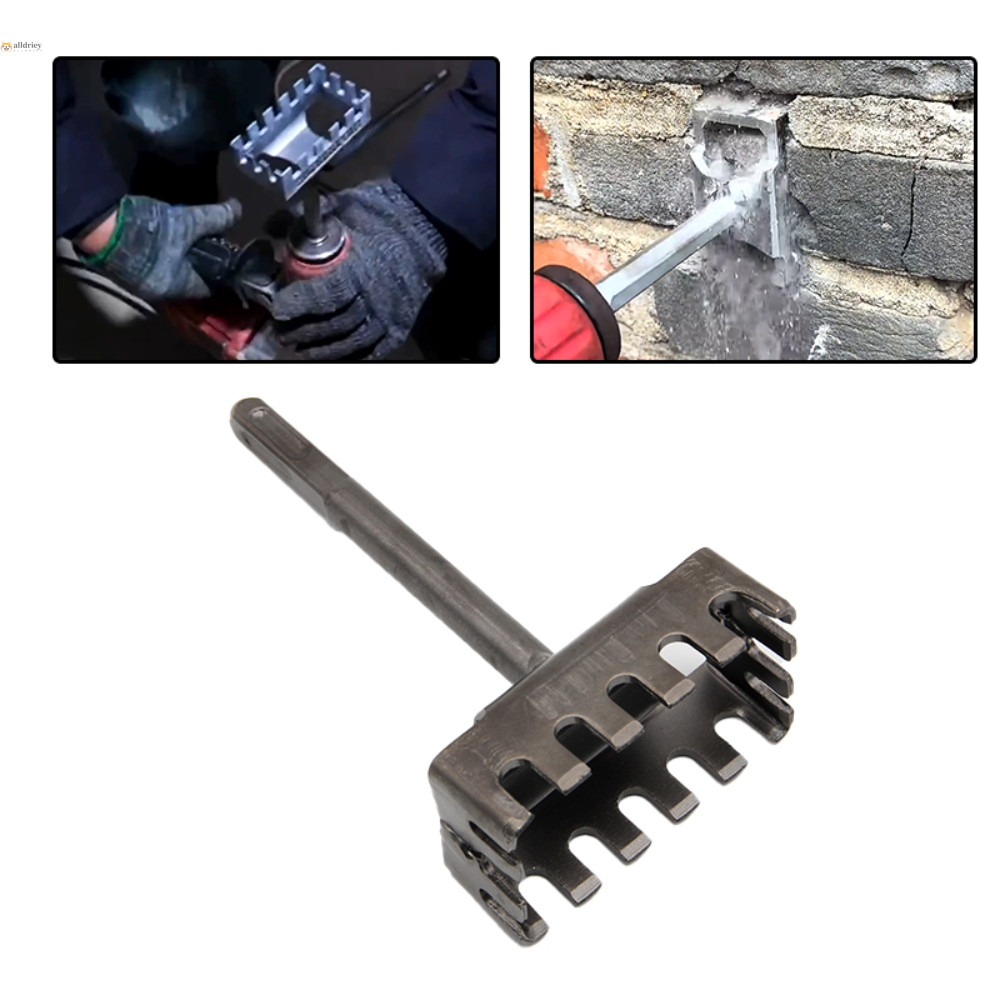 INTOONE Square Hole Punch Drill, Square Chip Removal เปิดสี่เหลี่ยมผืนผ้า Slot เครื่องมือ Square Hol