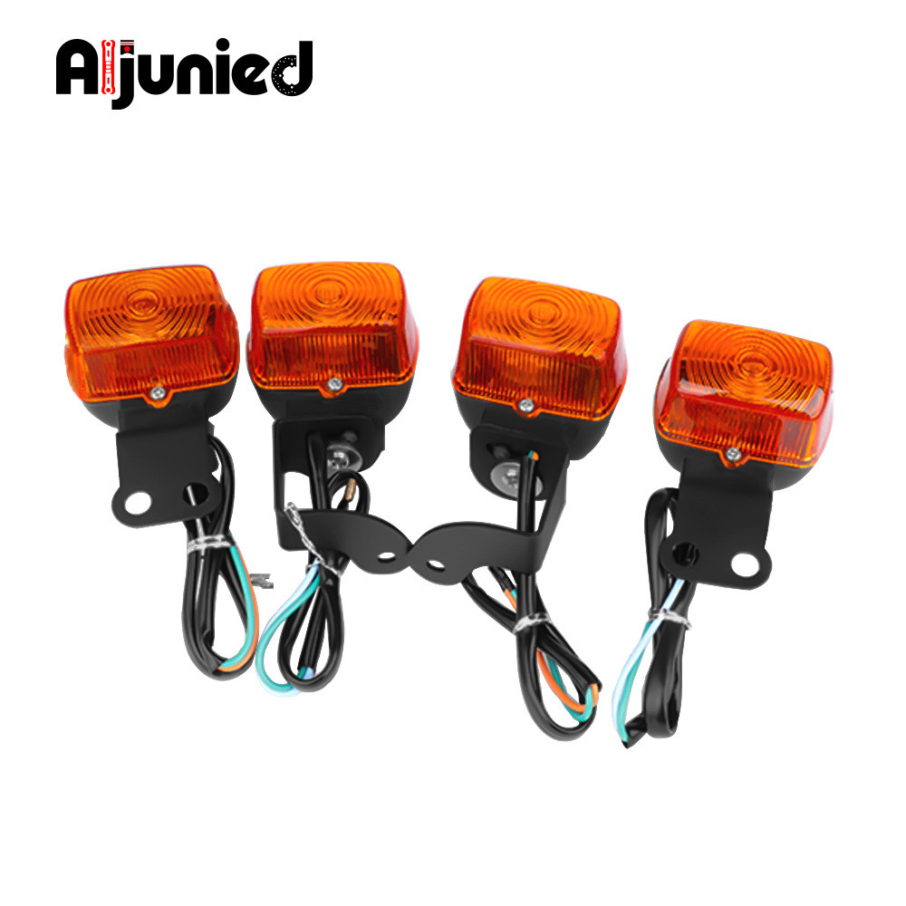 适用本田XR600R XR400R XR250R转向车灯改装摩托车前后转向灯配件