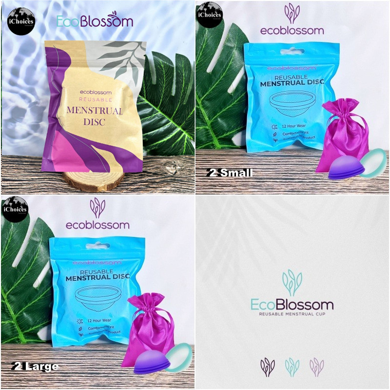 [EcoBlossom] Reusable Menstrual Disc 2 Count ถ้วยอนามัย ถ้วยรองรับประจำเดือน