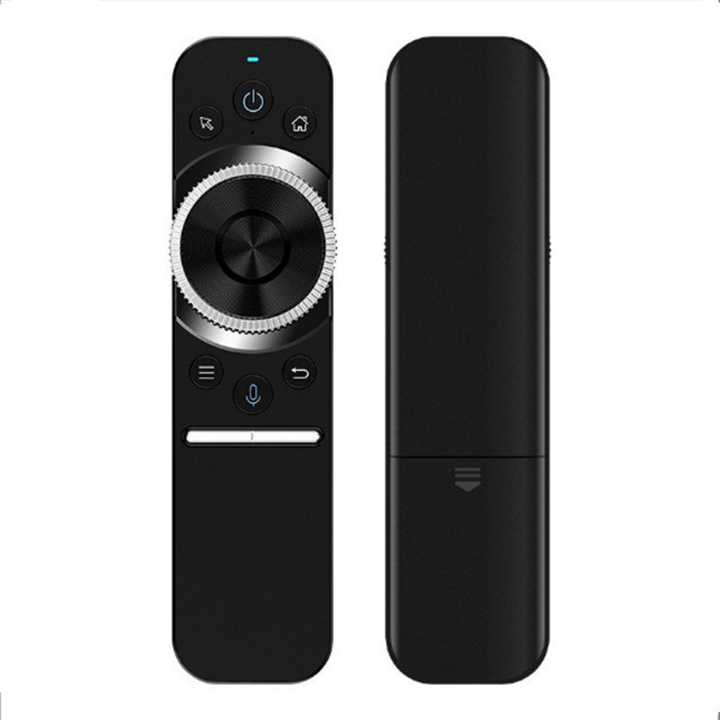 W1S ไร้สาย 6 แกน 2.4G เสียง Flying Mouse การเรียนรู้อินฟราเรด Android TV Top Box รีโมทคอนโทรลอัจฉริย