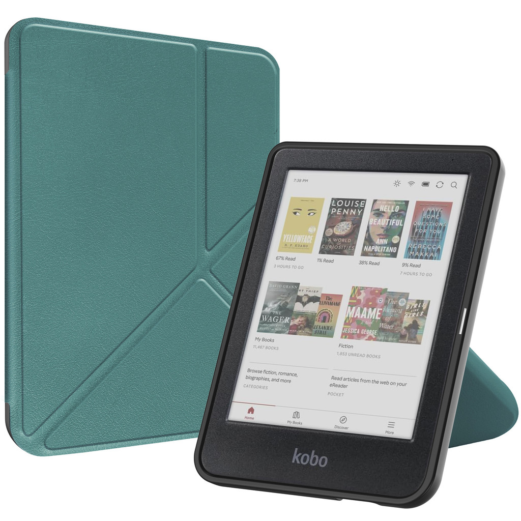 Samrt Case สําหรับ Kobo Clara Colour (N367) & Clara BW (N365) 2024 Released Soft Back Cover สําหรับ 