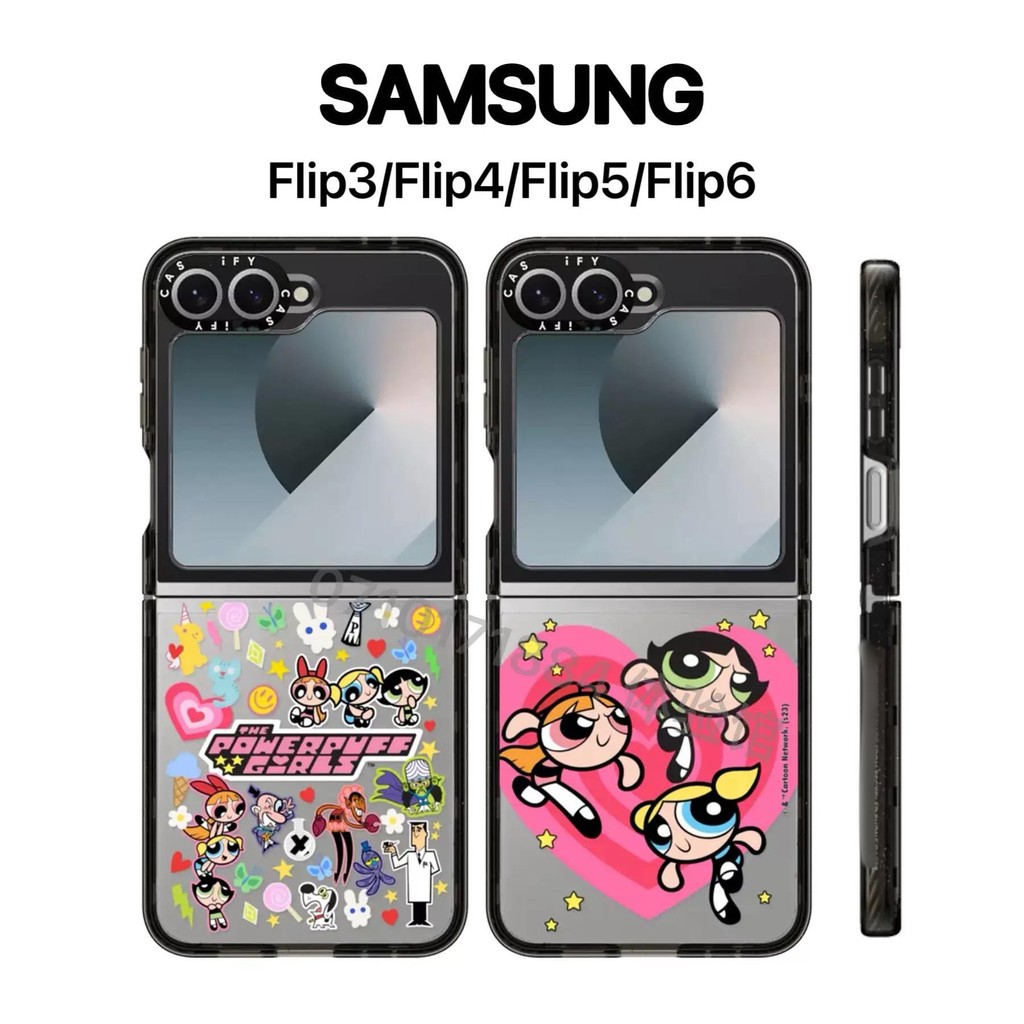 เคส z flip 6 เคส z flip 5 CASETi Co-Branded Powerpuff Girls HelloKitty Samsung Galaxy Z Flip6 Flip F