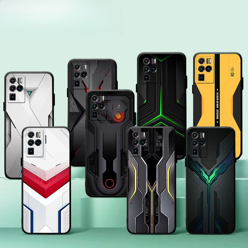 เคสโทรศัพท์ Nubia Z30 Pro Nubia Z30 Pro เคสโทรศัพท์ Mecha บล็อกสีผู้ชายอินเทรนด์กรณีเทคโนโลยีการเล่น