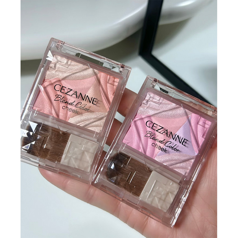 บลัช บลัชออน Japan cezanne cezanne บลัชออนไล่โทนสีหลากสี cezanne 25 ผลิตภัณฑ์ใหม่ พาเลทแต่งหน้าหน้า 