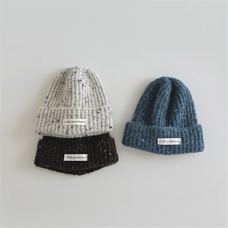 [2-6 ปี] ฮู้ดแฟชั่นฤดูใบไม้ร่วง-หนาว สำหรับเด็กผู้ชายและผู้หญิง จากผ้าขนสัตว์ อบอุ่นQN508