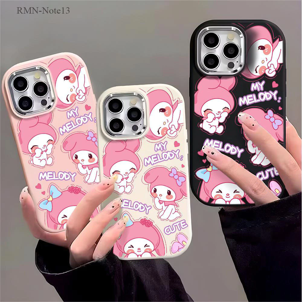 เคส For Xiaomi Redmi Note 14 13 12 11 11S 10 10S 9 9S 8 Pro Plus 4G 5G เคสเรดมี เคสโทรศัพท์ Silicone Case เคสนิ่ม PD