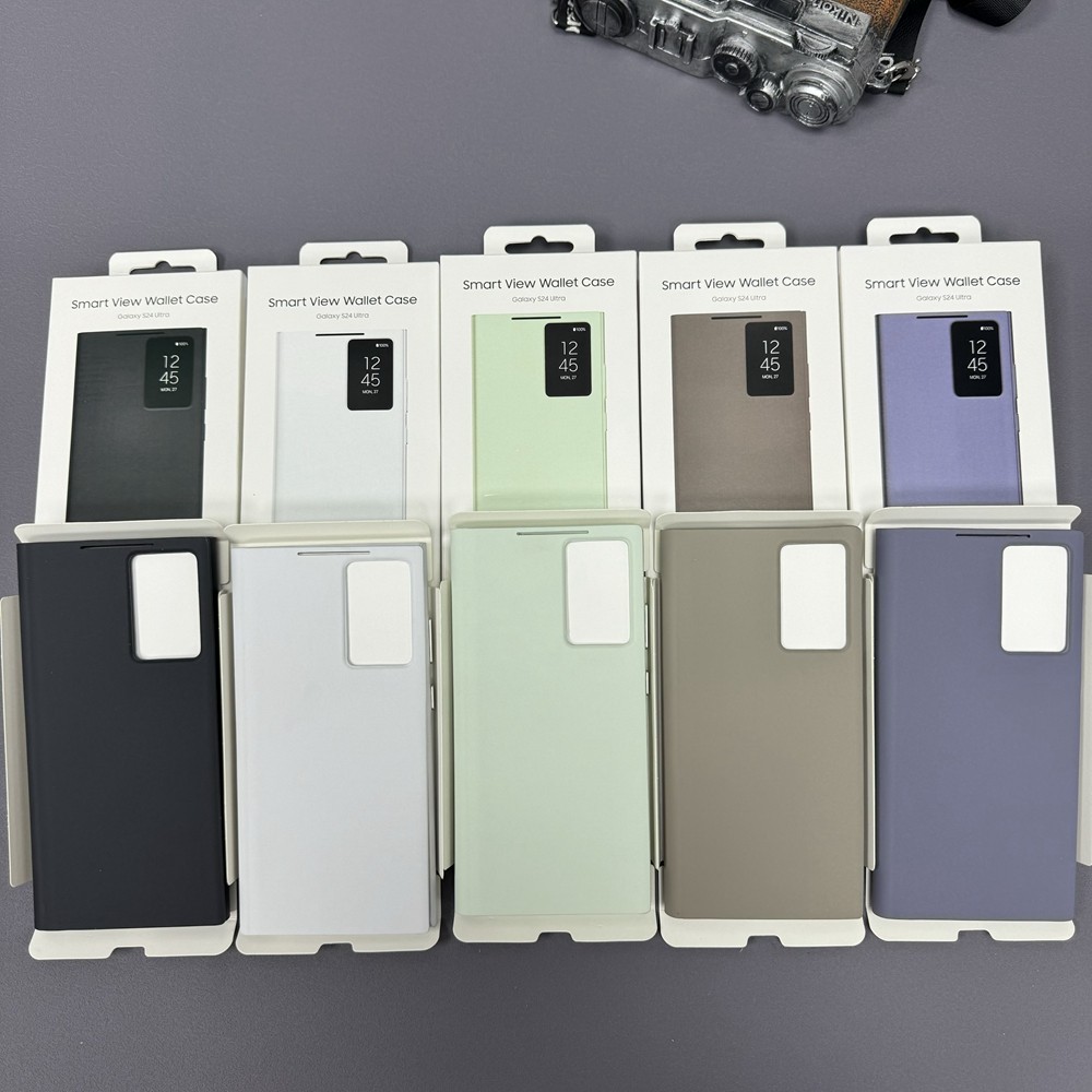 คู่ความงามปลอกสําหรับ Samsung Galaxy S24 S23 Ultra Elegant กันชน Plain S24 Ultra พร้อมผู้ถือบัตรเคสโทรศัพท์