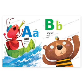 ห้องเรียน หนังสือบอร์ดบุ๊ค My First ABC Boardbook พยัญชนะภาษาอังกฤษ ทั้งตัวพิมพ์ใหญ่ พิมพ์เล็ก