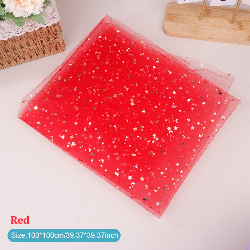 [maybeauty] ภาพถ่ายเล็บ Shoog Props ผ้ากอซเส้นด้ายดาวพื้นหลังการถ่ายภาพ Tulle รายการ Fotografia ฉากหลังวัสดุตกแต่ง {TH}