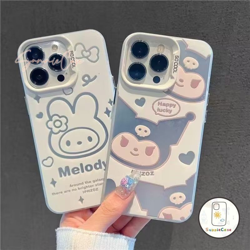 Kuromi กระต่ายเคสOPPO A38 A31 A5s A16 A77 A76 A74 A77s A16s A54 A15 A7 A55 A17 A57 A58 A18 A17K A3s A12 A78 Hello Kitty