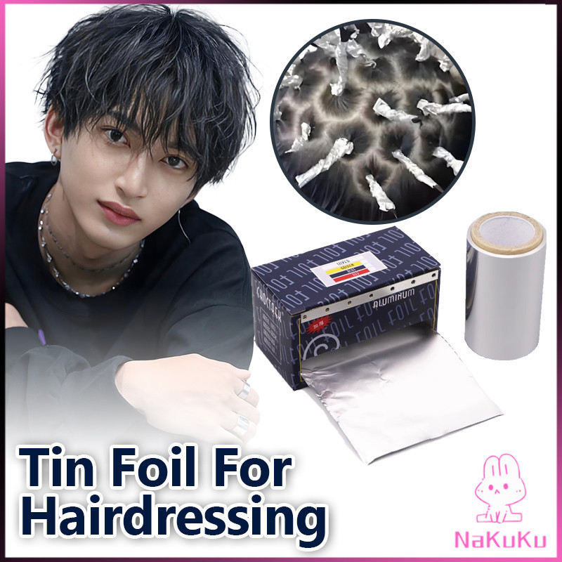 NKK ฟอยล์ไฮไลต์ผม ใช้ ย้อมสีผม ฟอกสีผม กว้าง 9.5cm ทนทาน ตัดได้หลายขนาดตามใช้งาน Aluminium Foil Rolls