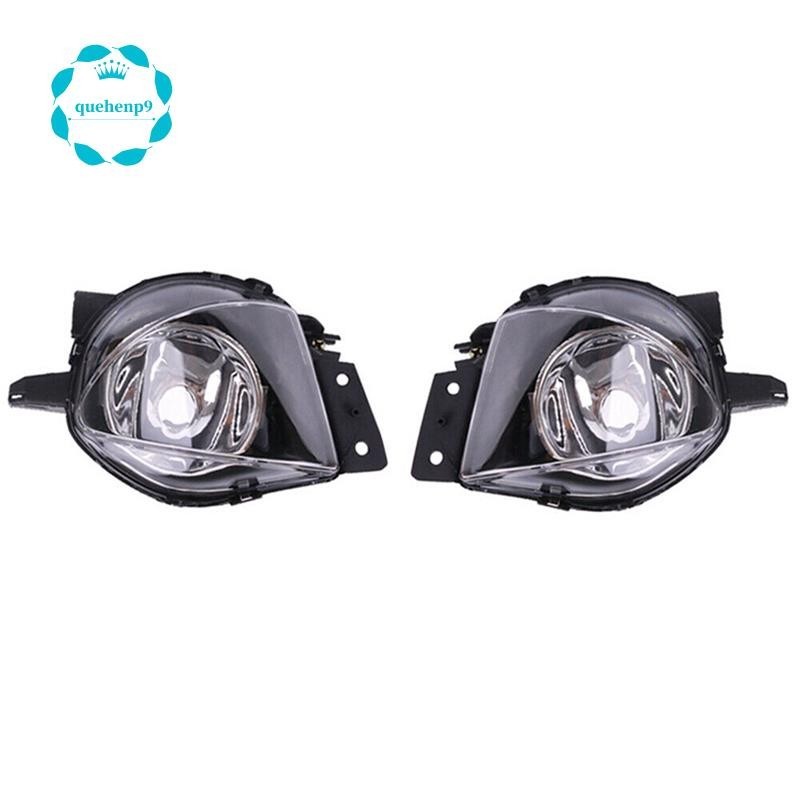 [quehenp9]กันชนหน้า Led ไฟตัดหมอกไม่มีหลอดไฟสําหรับ BMW 3 Series E90 2004-2011 E91 2004-2012 63176948373 63176948374 อุปกรณ์เสริมอะไหล่ทดแทน