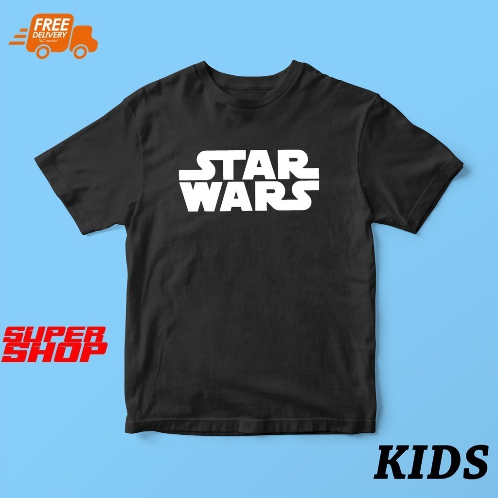 เสื้อยืดคอตตอน STAR WARS KIDS TSHIRT COTTON 90-160cm