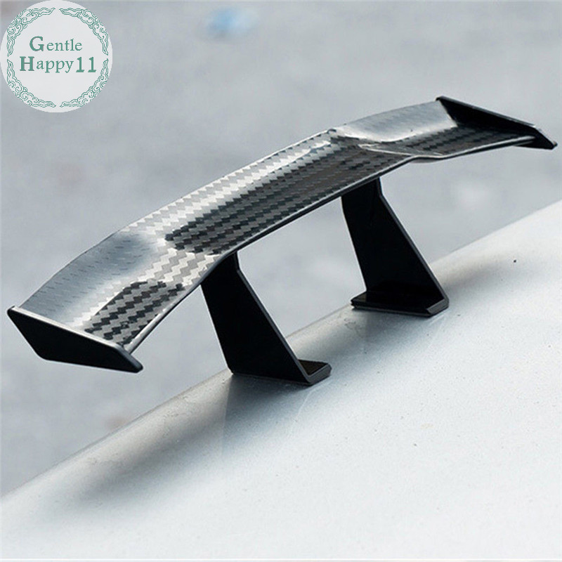 Gentlehappy Hot Universal Mini สปอยเลอร์รถด้านหลังหางตกแต่งสปอยเลอร์ปีกคาร์บอนไฟเบอร์ TH