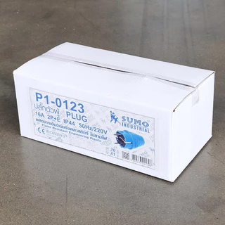 พาวเวอร์ปลั๊ก พาวเวอร์ปลั๊ก 2สาย 2ขา 16A รุ่น P1-0123-6h (ตัวผู้) SUMO bonushardware